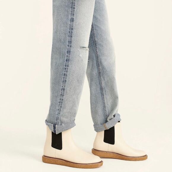 NWT J. Crew Point Sur Vista Straight Jeans in Pale Indigo Wash: Selvedge Edition - Picture 4 of 12